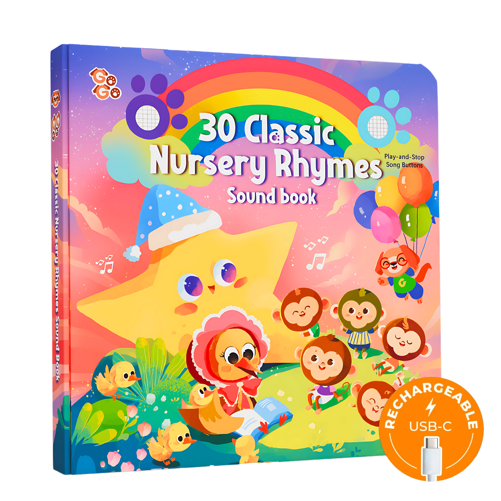 English Sound Books | Interactive Sing-Along for Kids – Go Go Fun