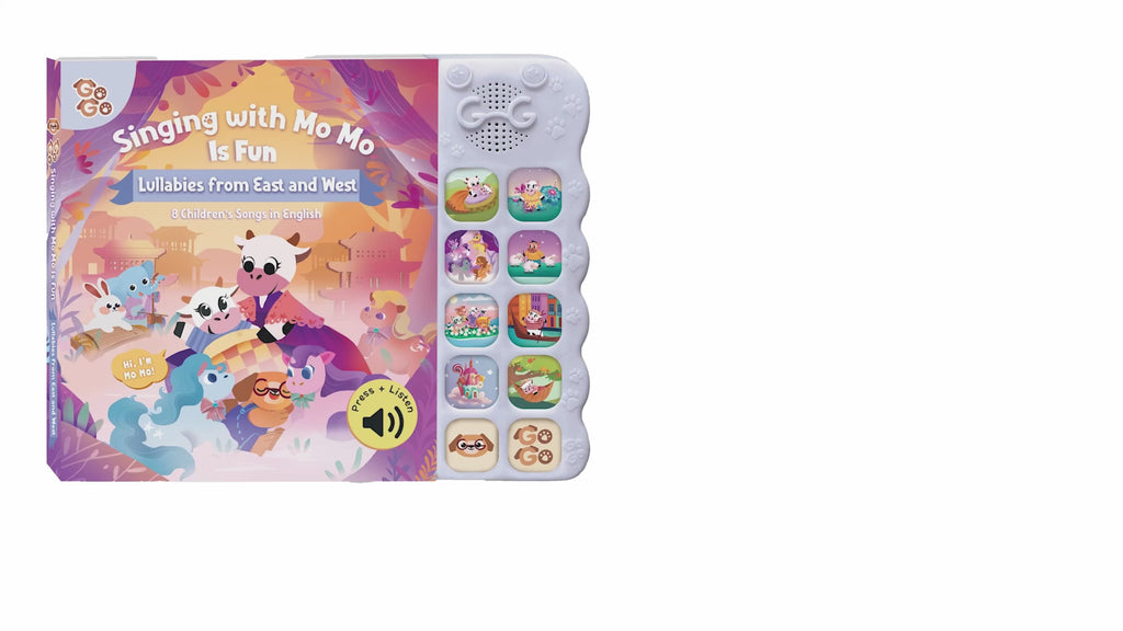 Interactive sound book with bedtime songs for kids